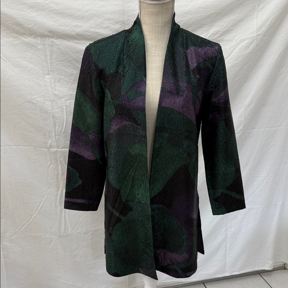 Chico’s Reversible Black and Green Women's Jacket